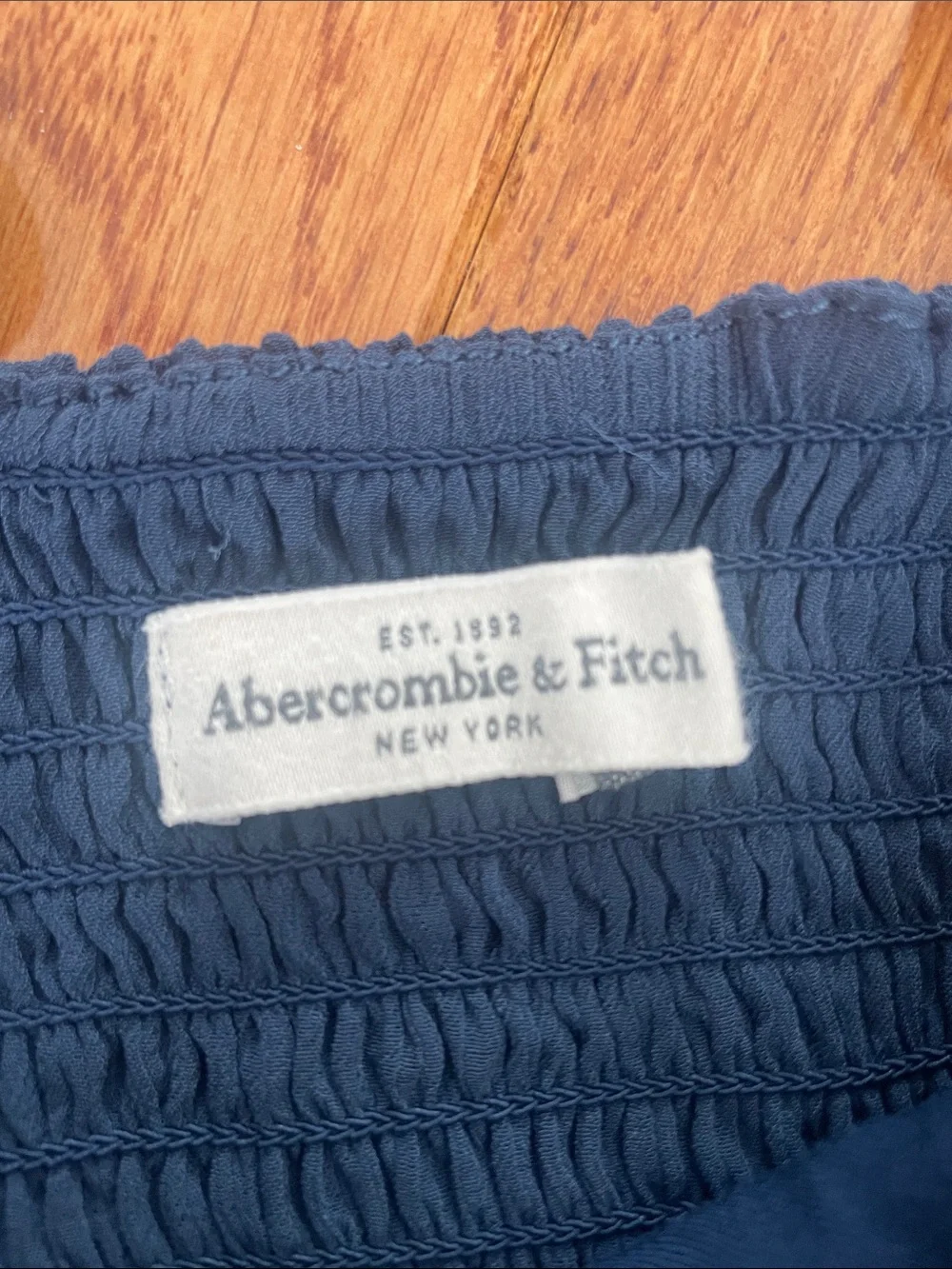 Abercrombie & Fitch Girls Deep Blue Spaghetti-Strap Sundress